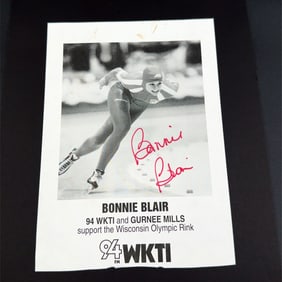 Bonnie Blair WKTI Autographed Photo