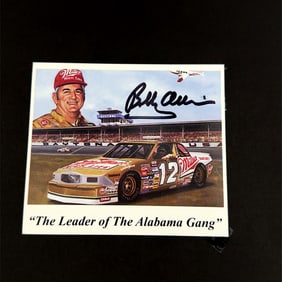 Bobby Allison NASCAR LOT OF TWO Autographed Photo