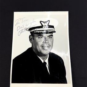Otto Graham Coast Guard Autographed Photo