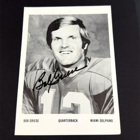 Bob Greise Miami Dolphins Autographed Photo