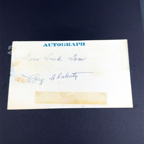 Ray Flaherty Football Autographed Card