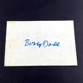 Bobby Dodd Georgia Tech Football Signed Postcard