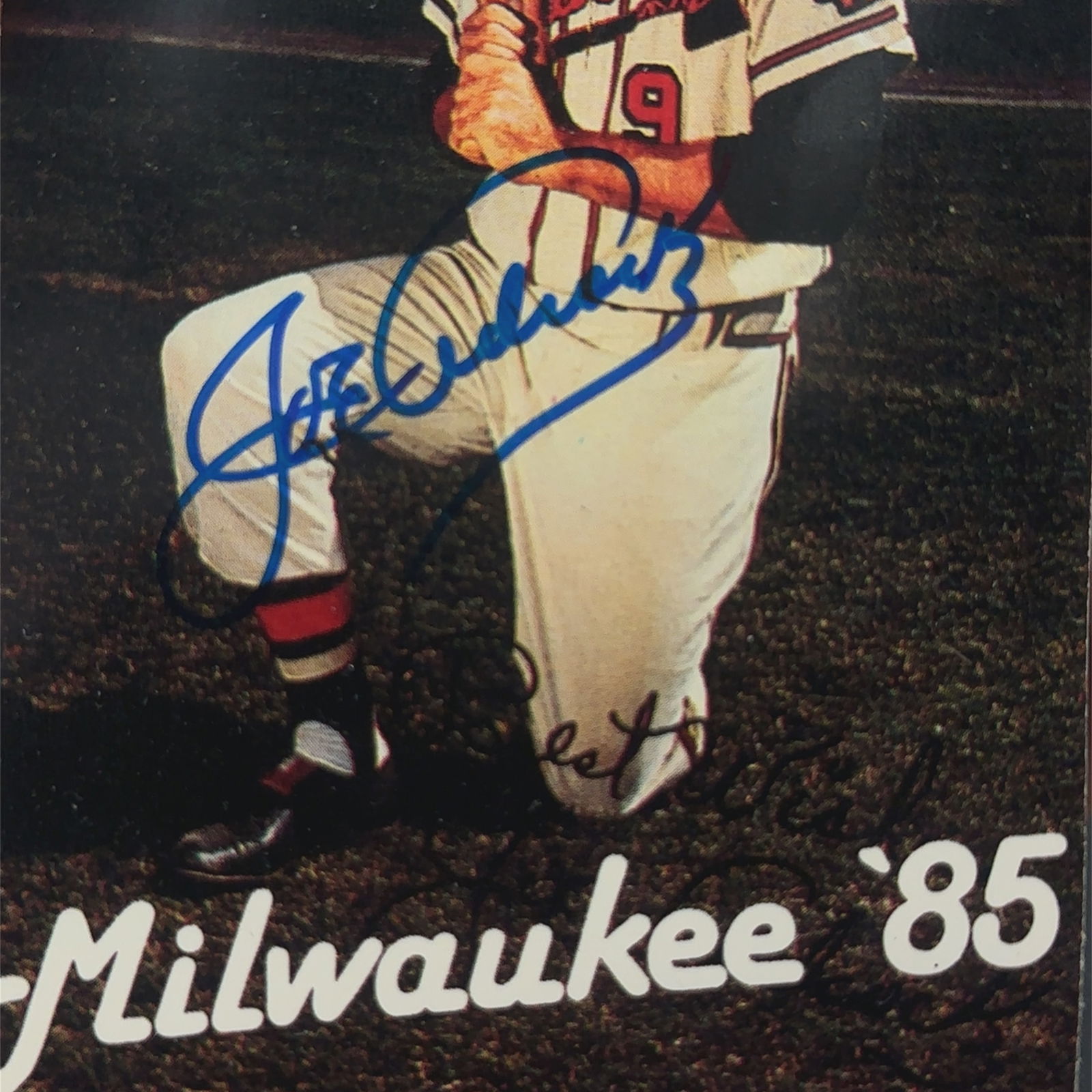 Joe Adcock Atlanta Braves Autograph Card (1 of 4)