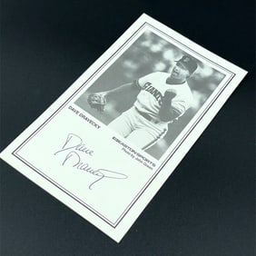 Dave Dravecky Autographed Photo