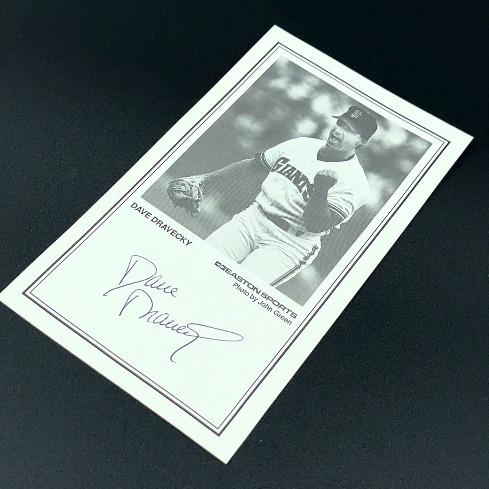 Dave Dravecky Autographed Photo (1 of 3)