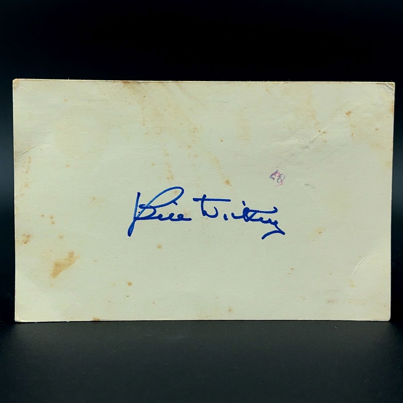 Bill Dickey Autographed Postcard (1 of 2)
