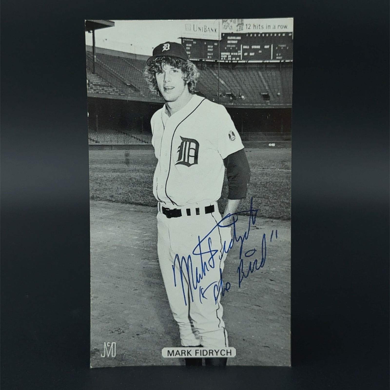 Mark Fidrych Autographed Photo Postcard (1 of 3)