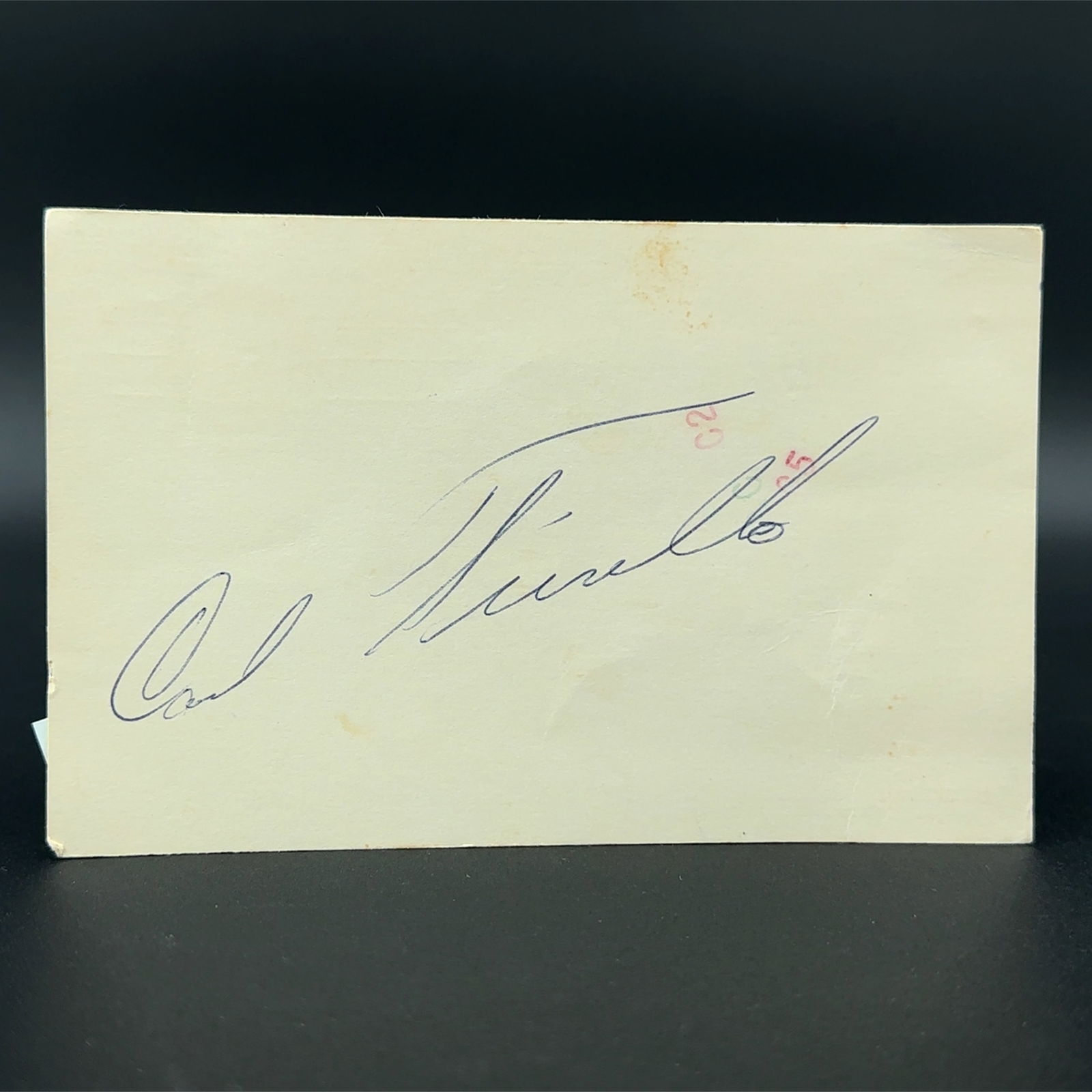 Carl Furillo Autographed Postcard (1 of 3)