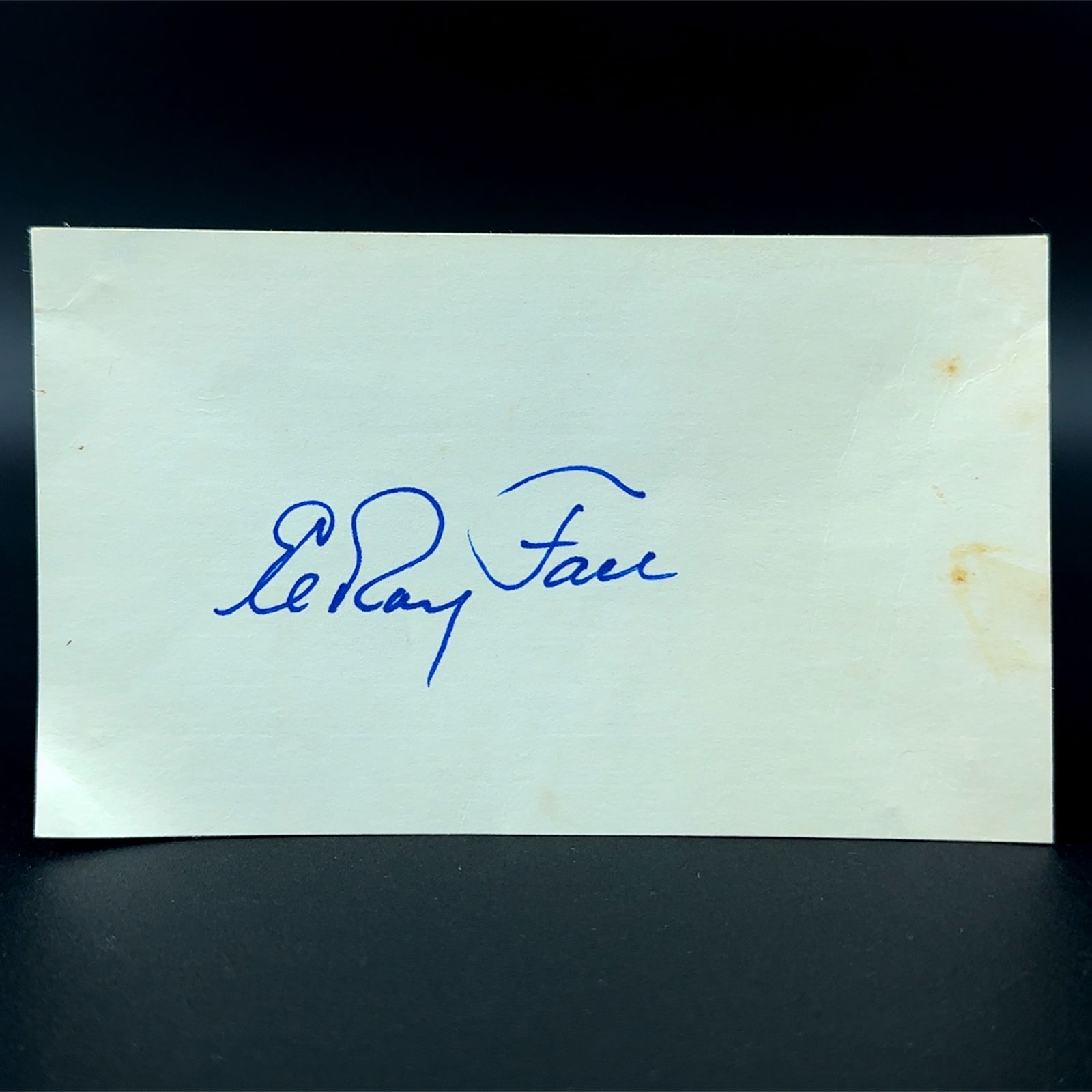 Roy Face Autographed Postcard (1 of 2)