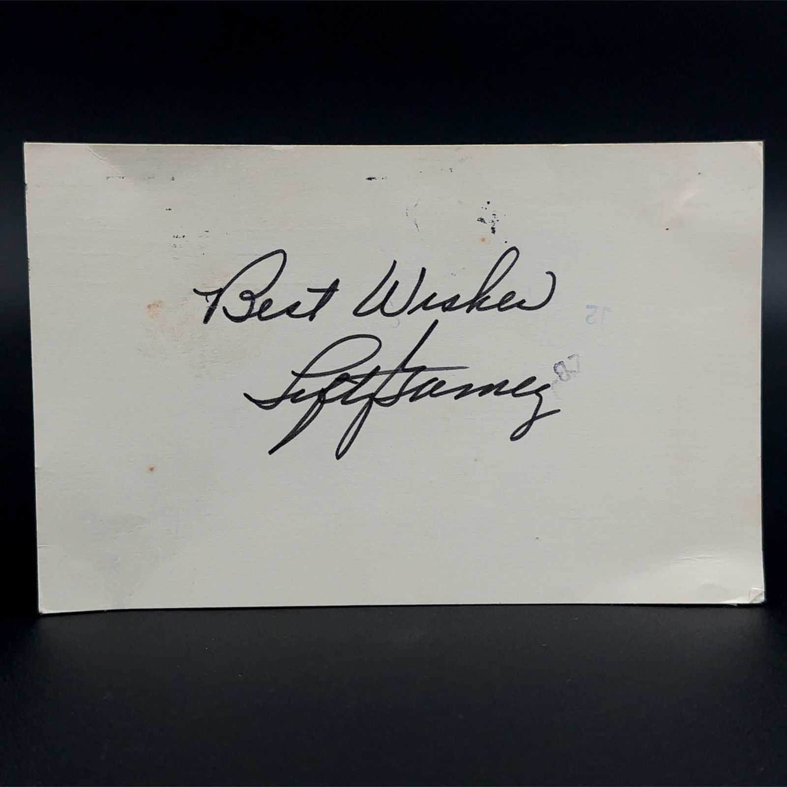 Lefty Gomez Autographed Postcard (1 of 2)