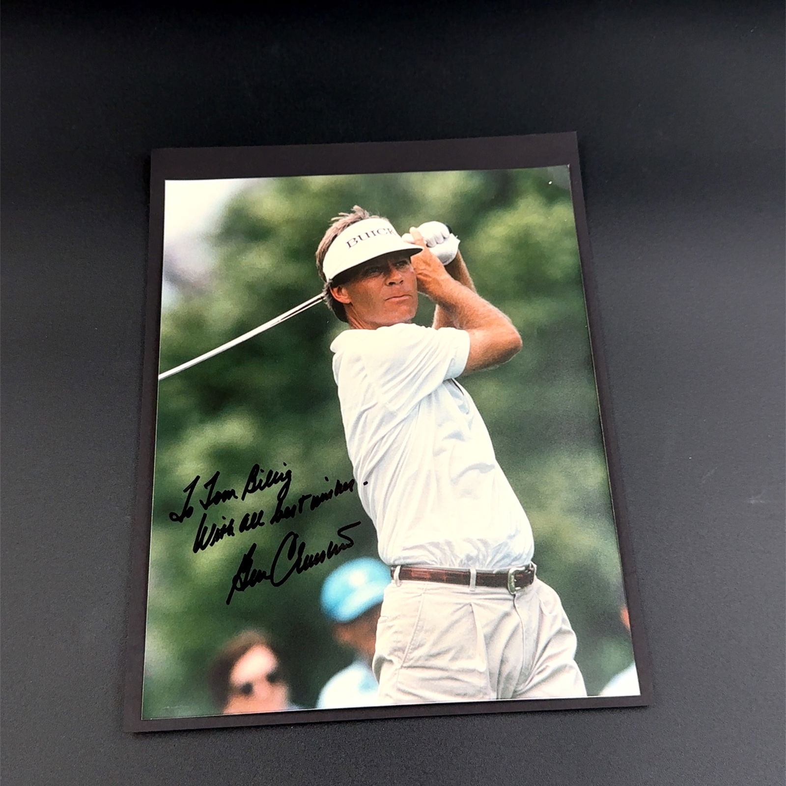 Ben Crenshaw Autographed Photo: Ben Crenshaw Autographed Photo - sold as is, no reserve