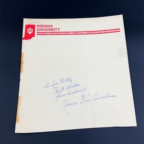 James "Doc" Counsilman Autographed Letter