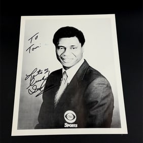 Irv Cross Autographed Photo