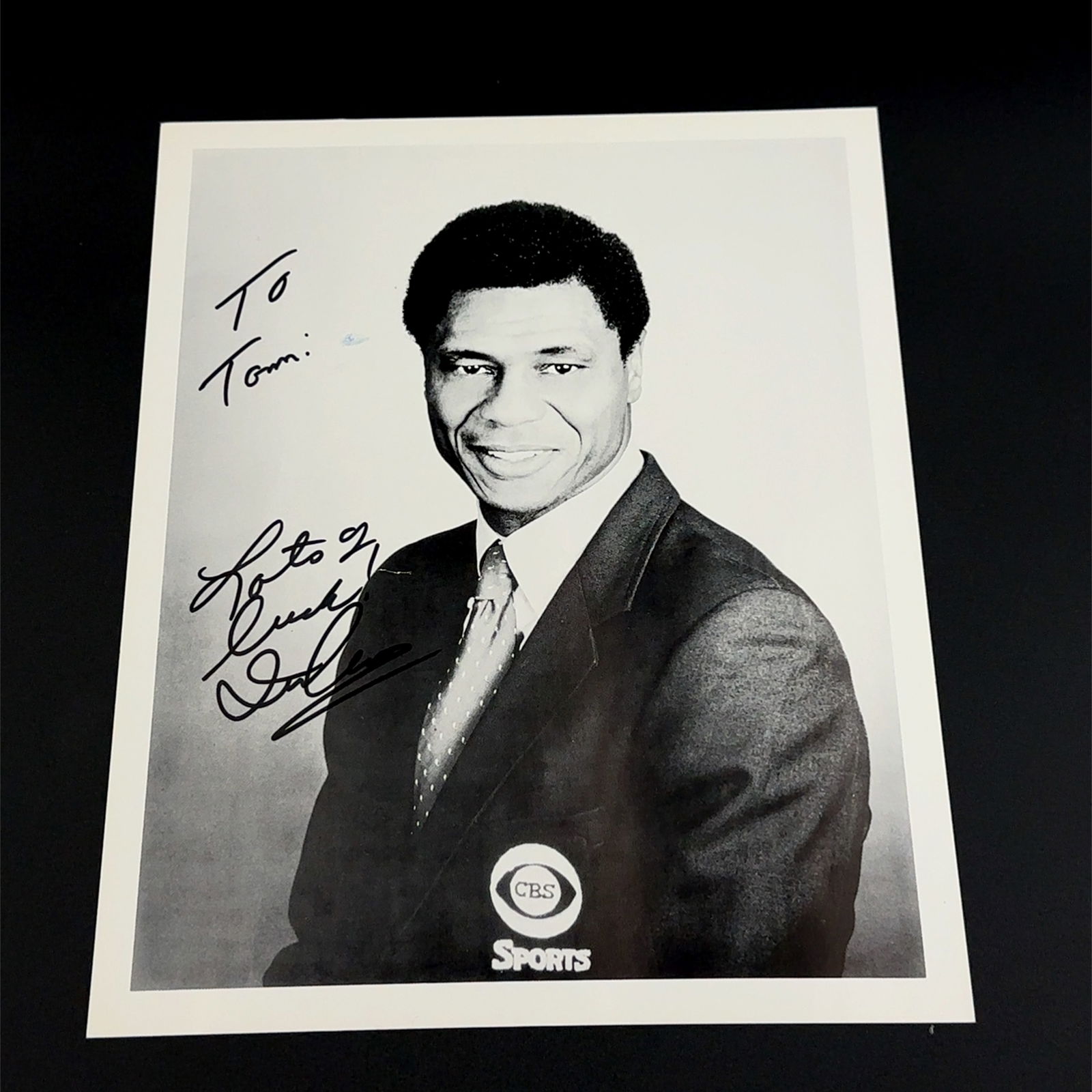Irv Cross Autographed Photo (1 of 1)
