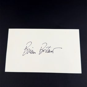Brian Boitano Autographed Card