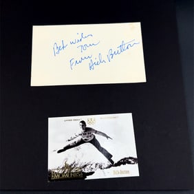 Dick Button Olympic Card Autograph