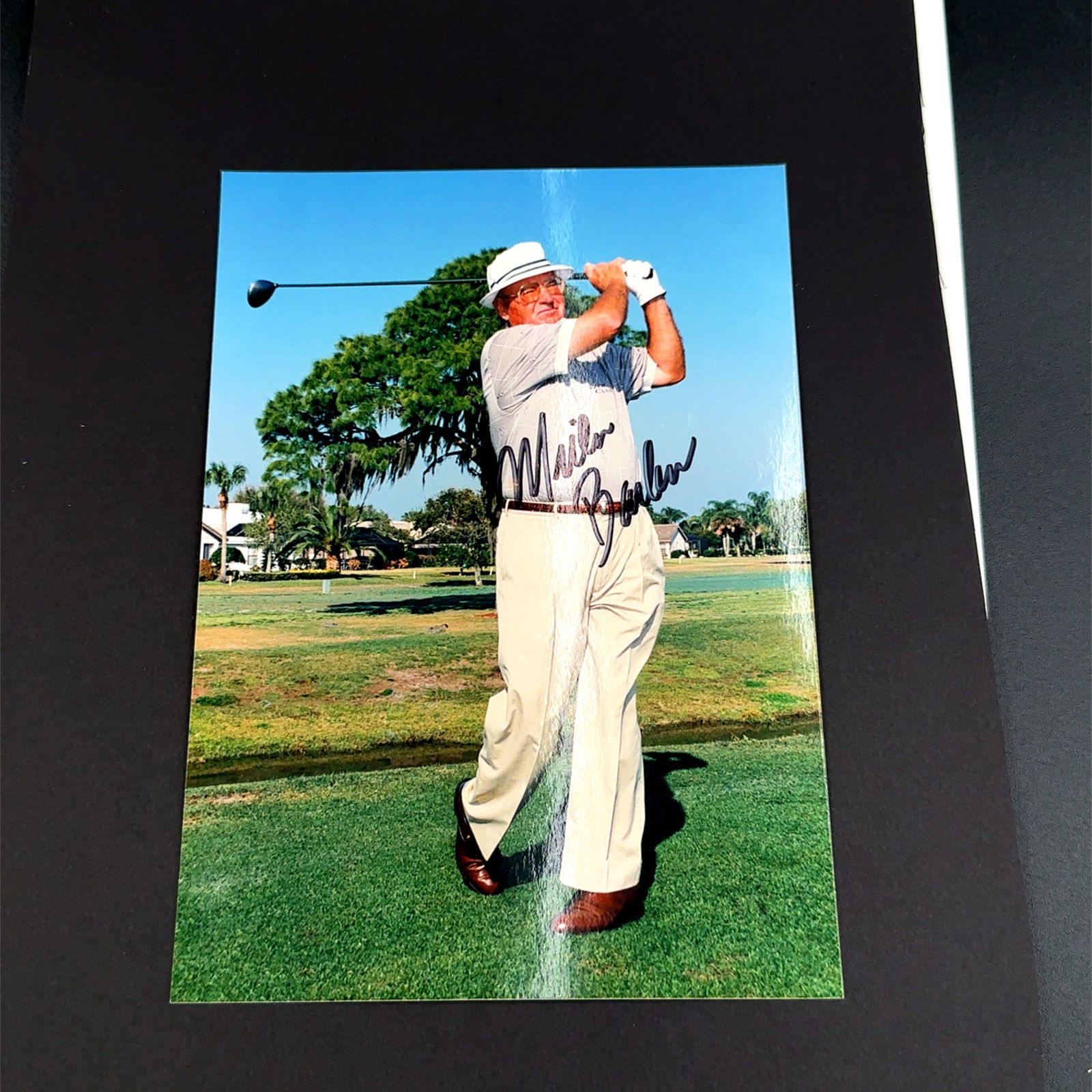 Miller Barber Golf Autographed Photo (1 of 1)