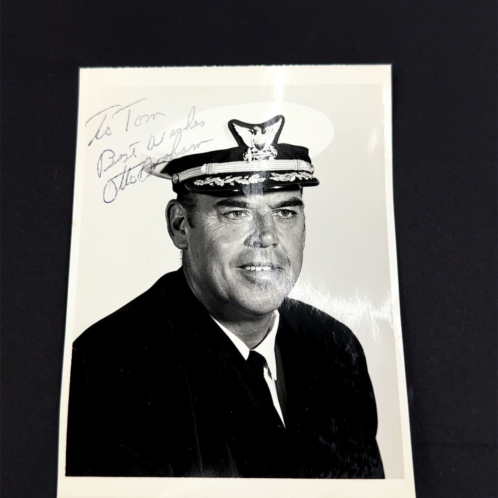 Otto Graham Coast Guard Autographed Photo (1 of 1)