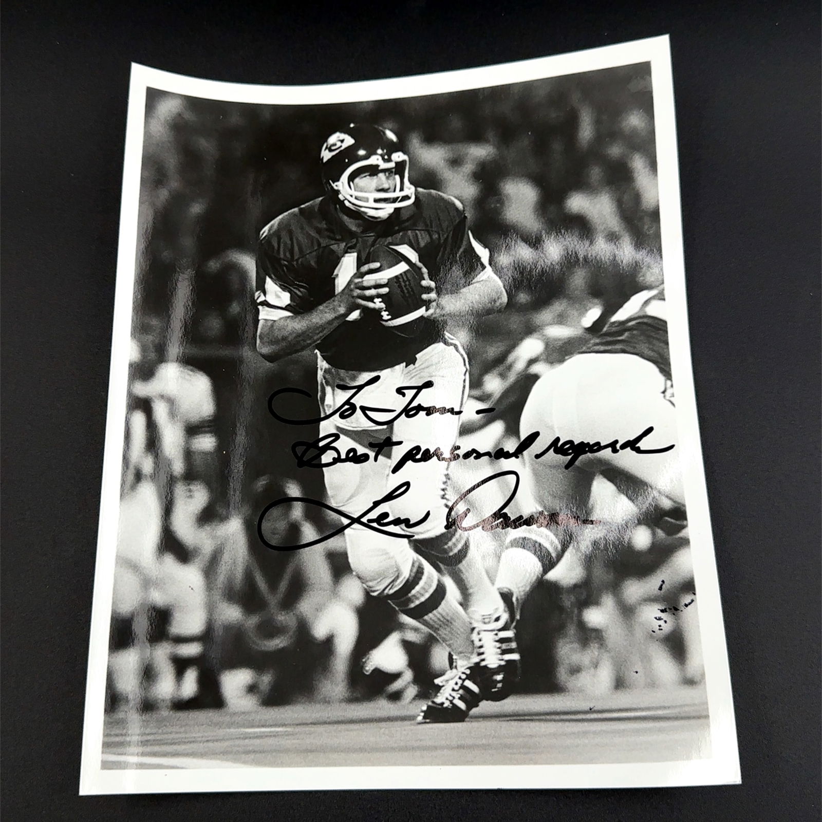 Len Dawson Kansas City Chiefs Signed Photo (1 of 1)