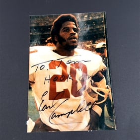 Earl Campbell Football Autographed Photo