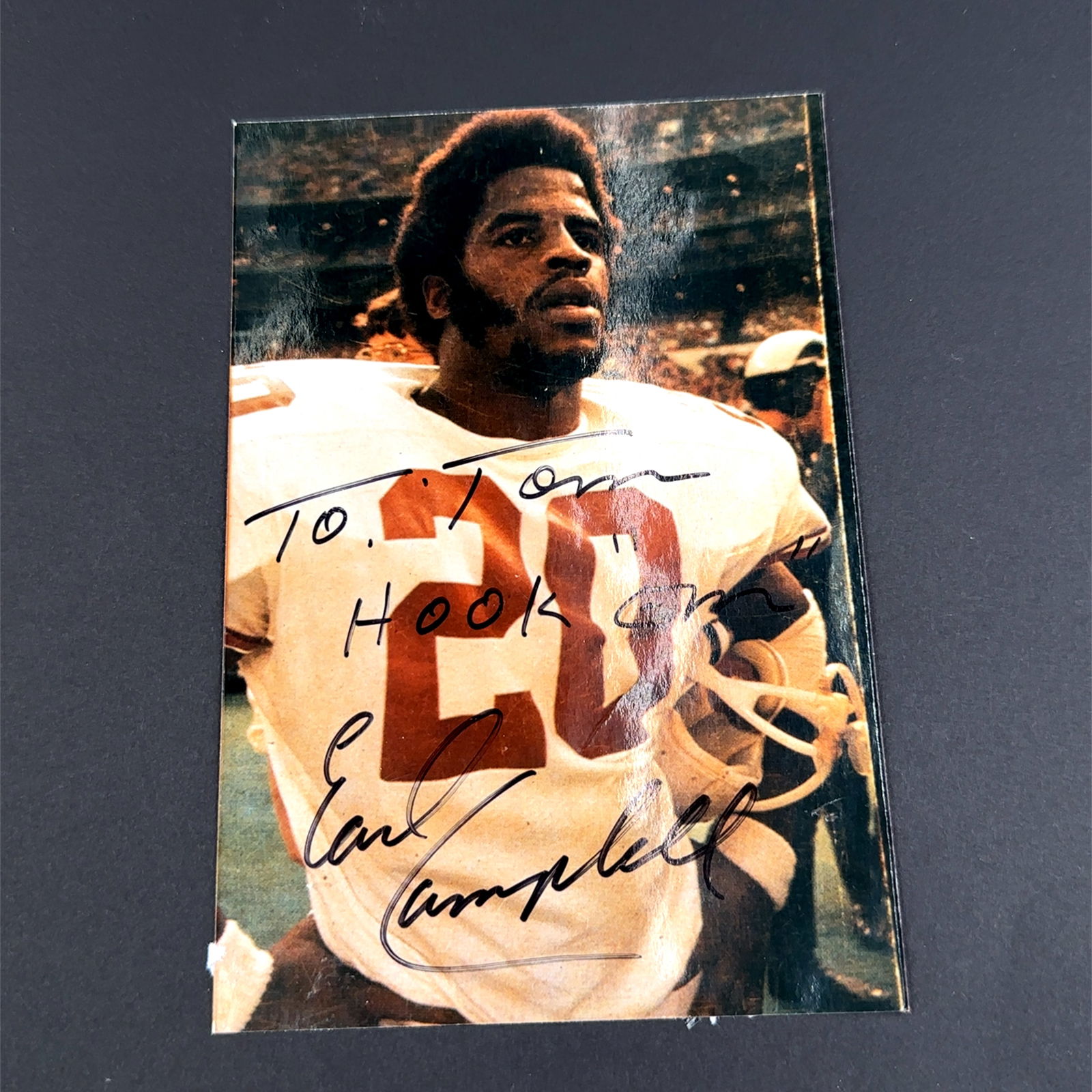 Earl Campbell Football Autographed Photo (1 of 1)
