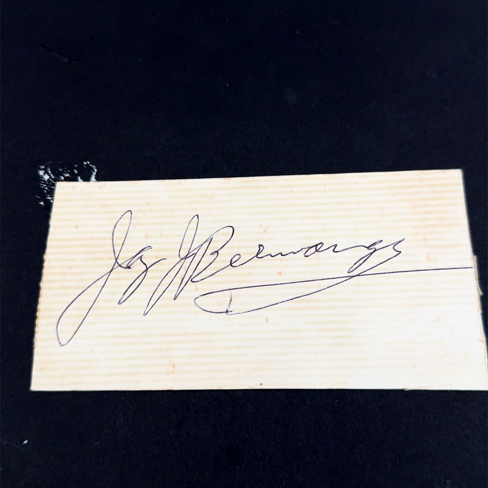 Jay Berwanger - First Heisman Trophy Winner Football Autograph (1 of 1)