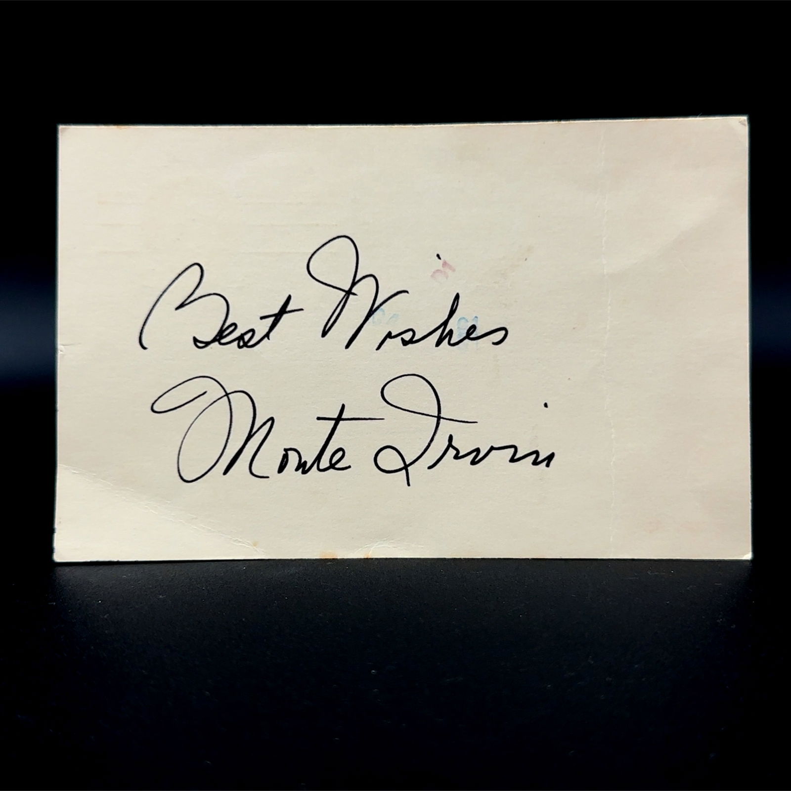 Monte Irvin Signed Postcard (1 of 2)