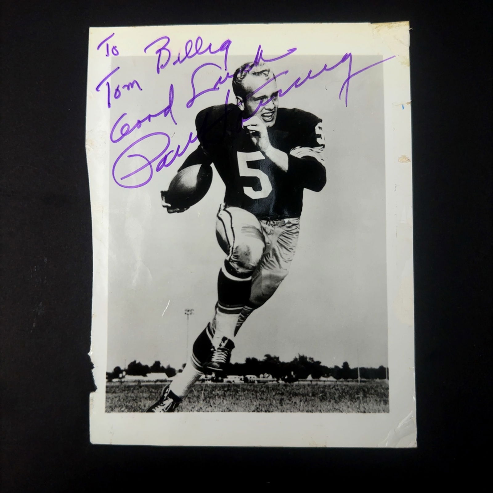Paul Hornung Autographed Photo (1 of 1)