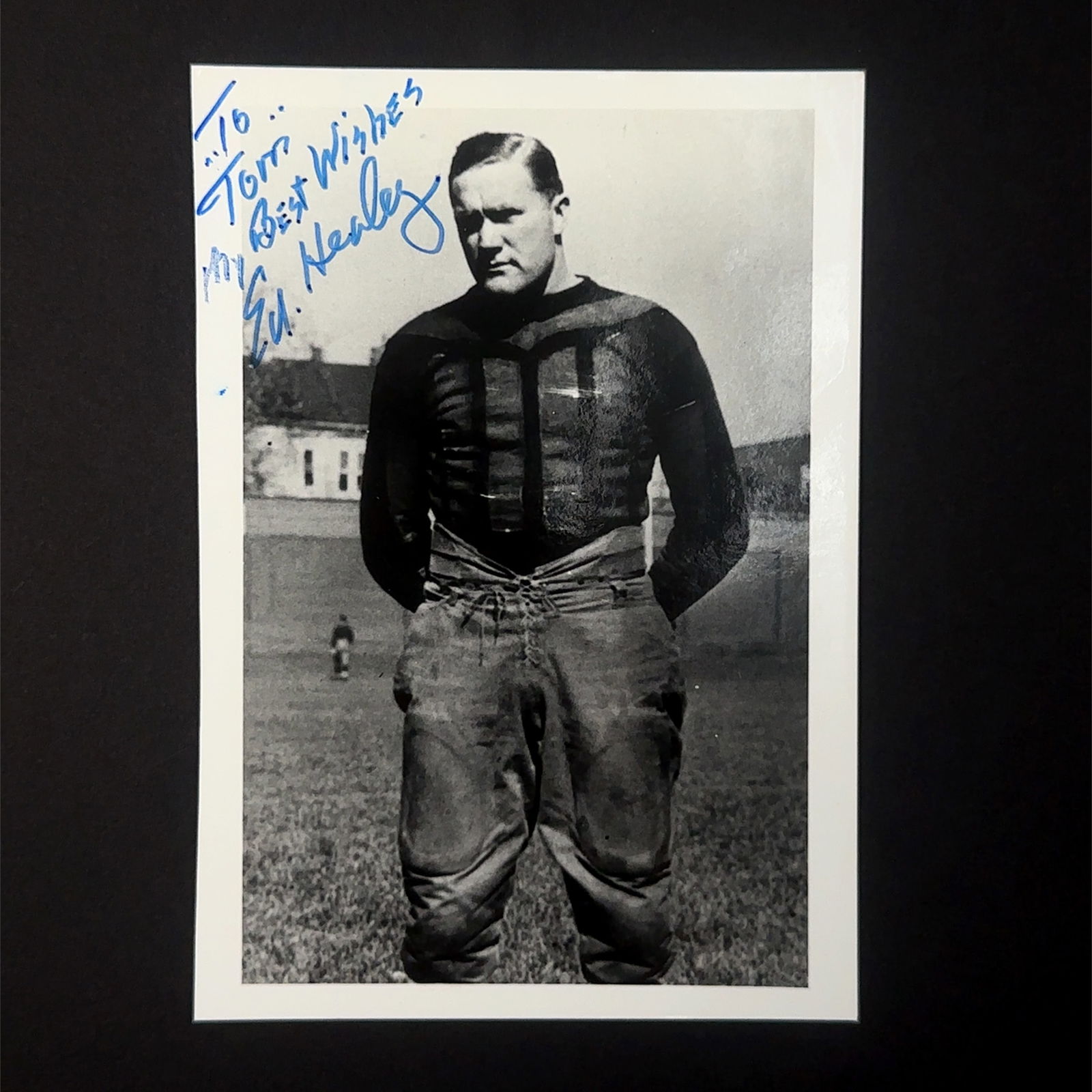 Ed Healy Football Autographed Photo (1 of 1)