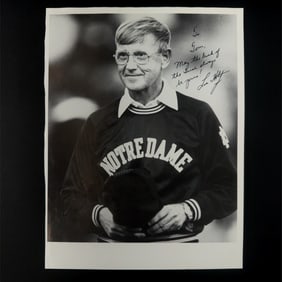 Lou Holtz Autographed Photo