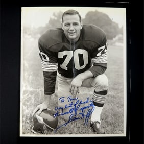 Sam Huff Autographed Photo