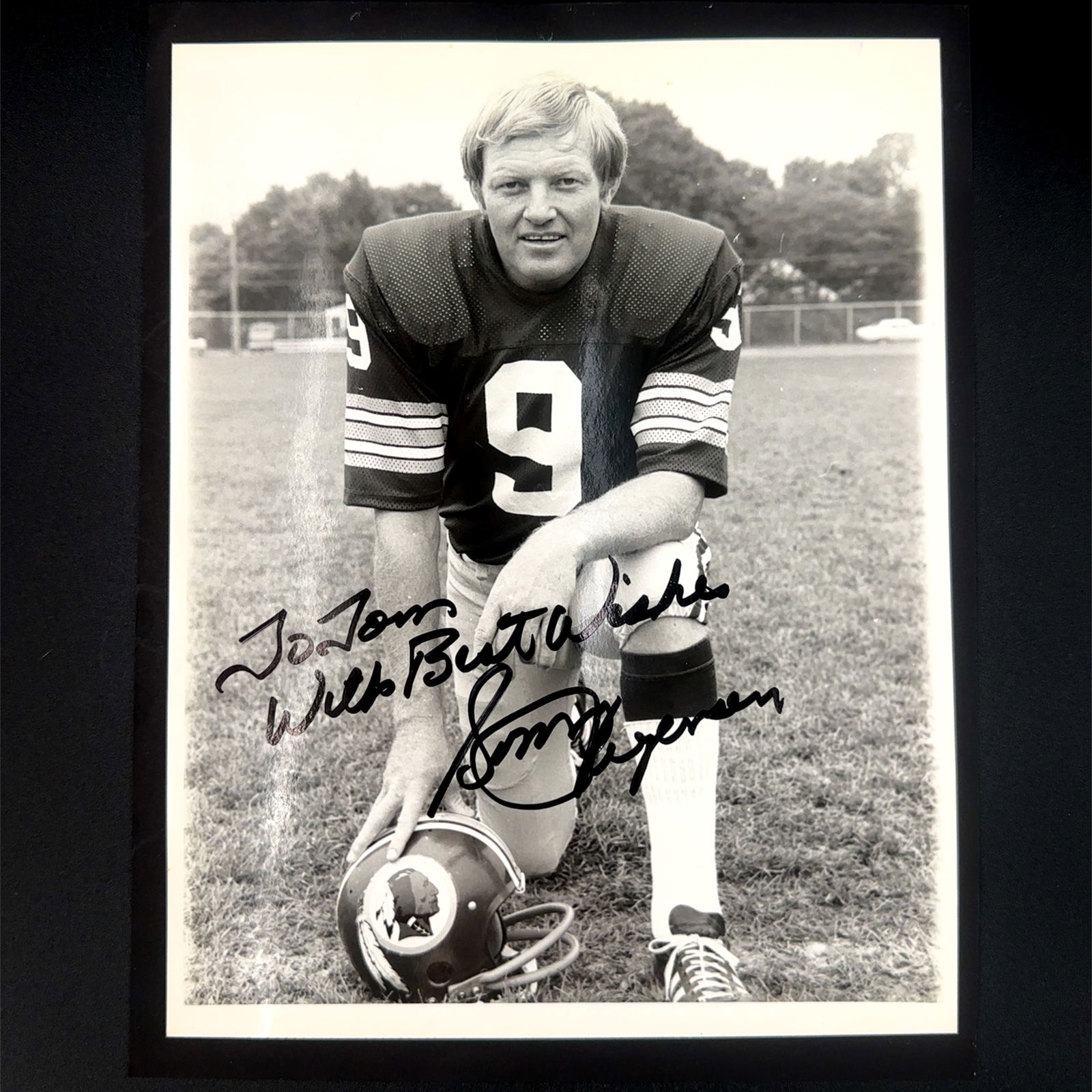 Sonny Jurgensen Autographed Photo Lot of Two (1 of 2)
