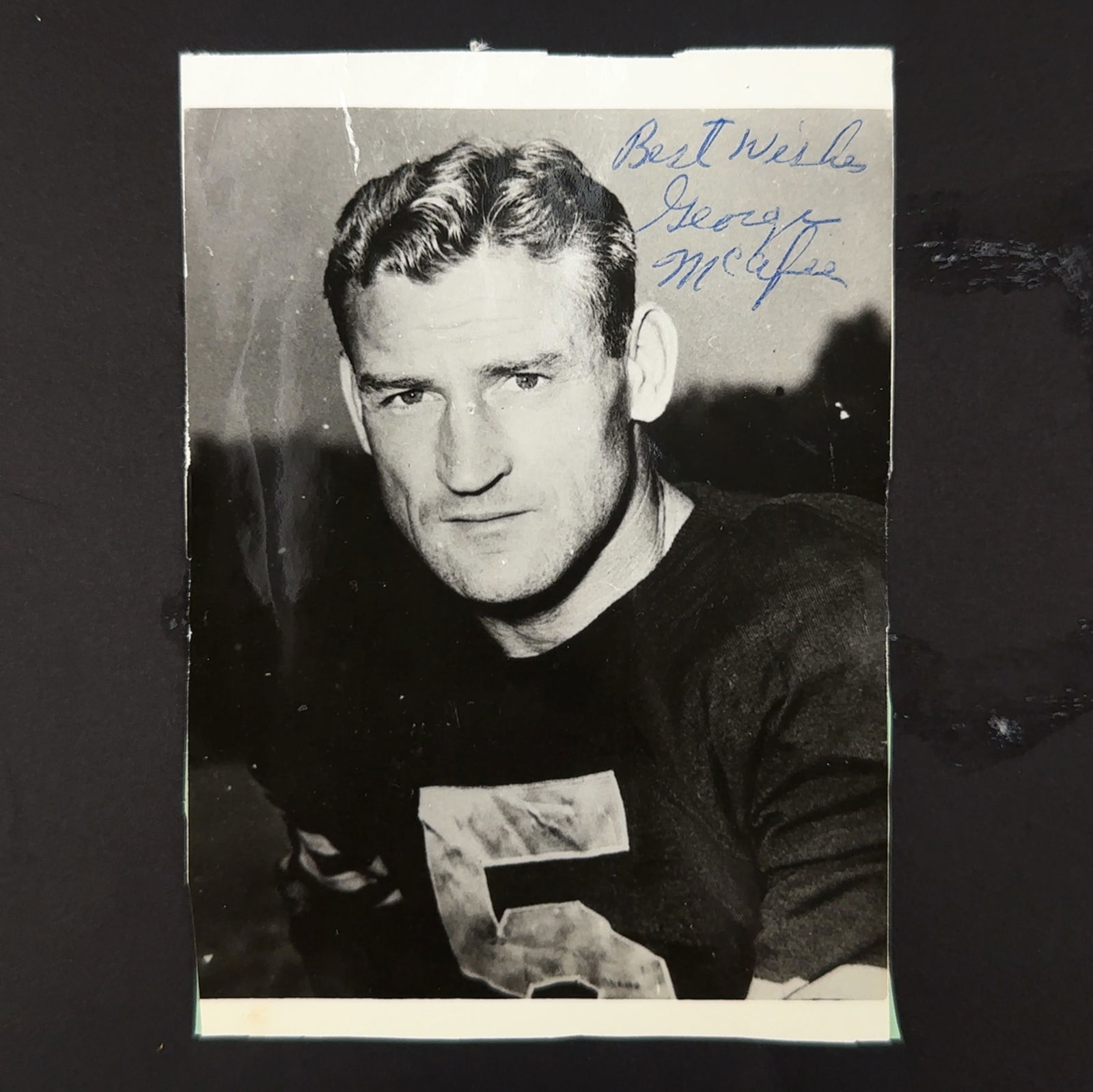 George McAfee Autographed Photo (1 of 1)