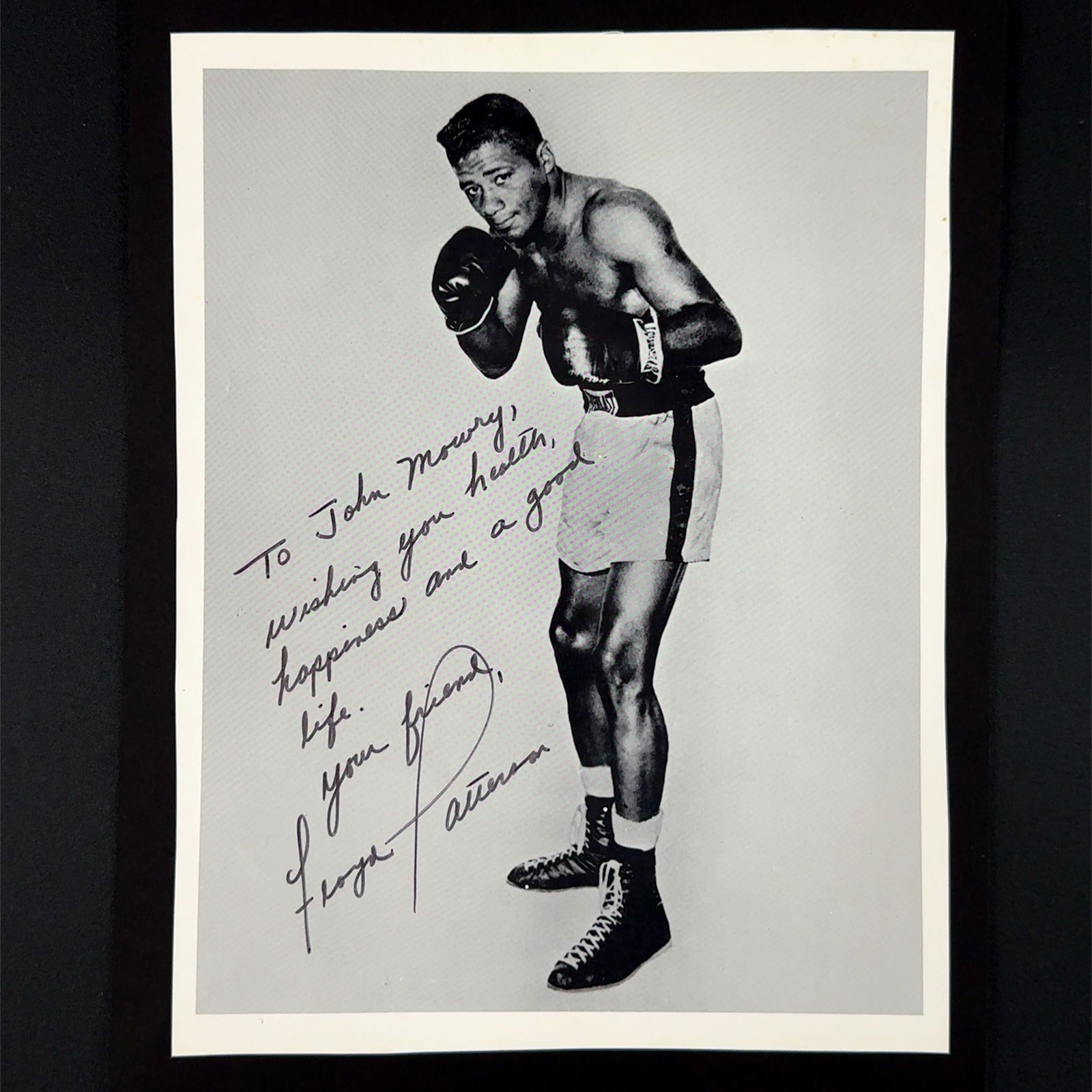Floyd Patterson Autographed Photo (1 of 2)