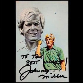 Johnny Miller Autographed Photo