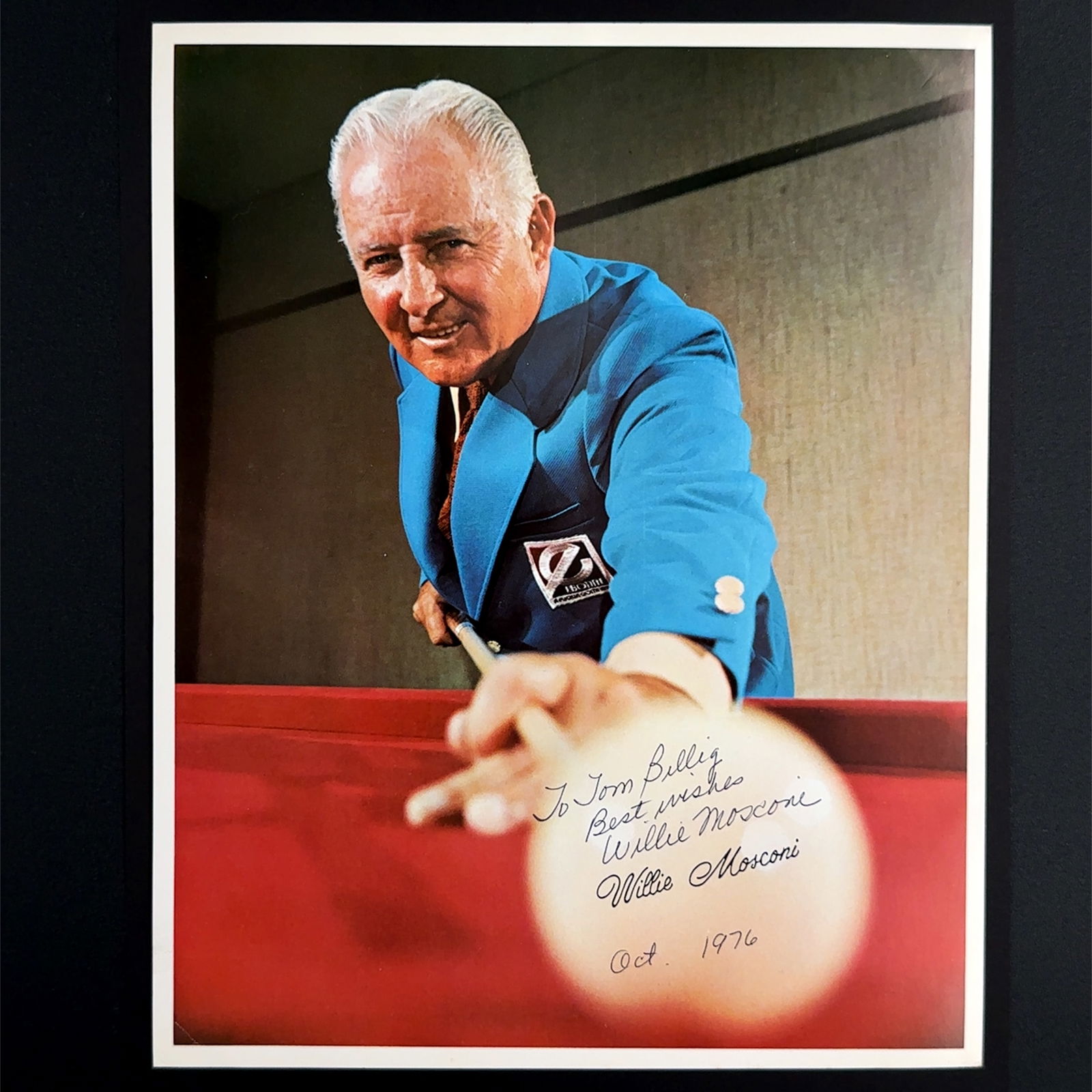 Willie Mosconi Autographed Photo (1 of 2)