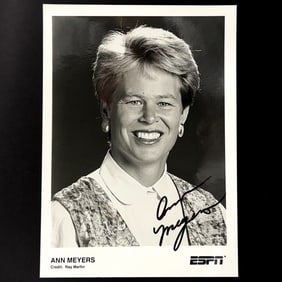 Ann Meyers Autographed Photo