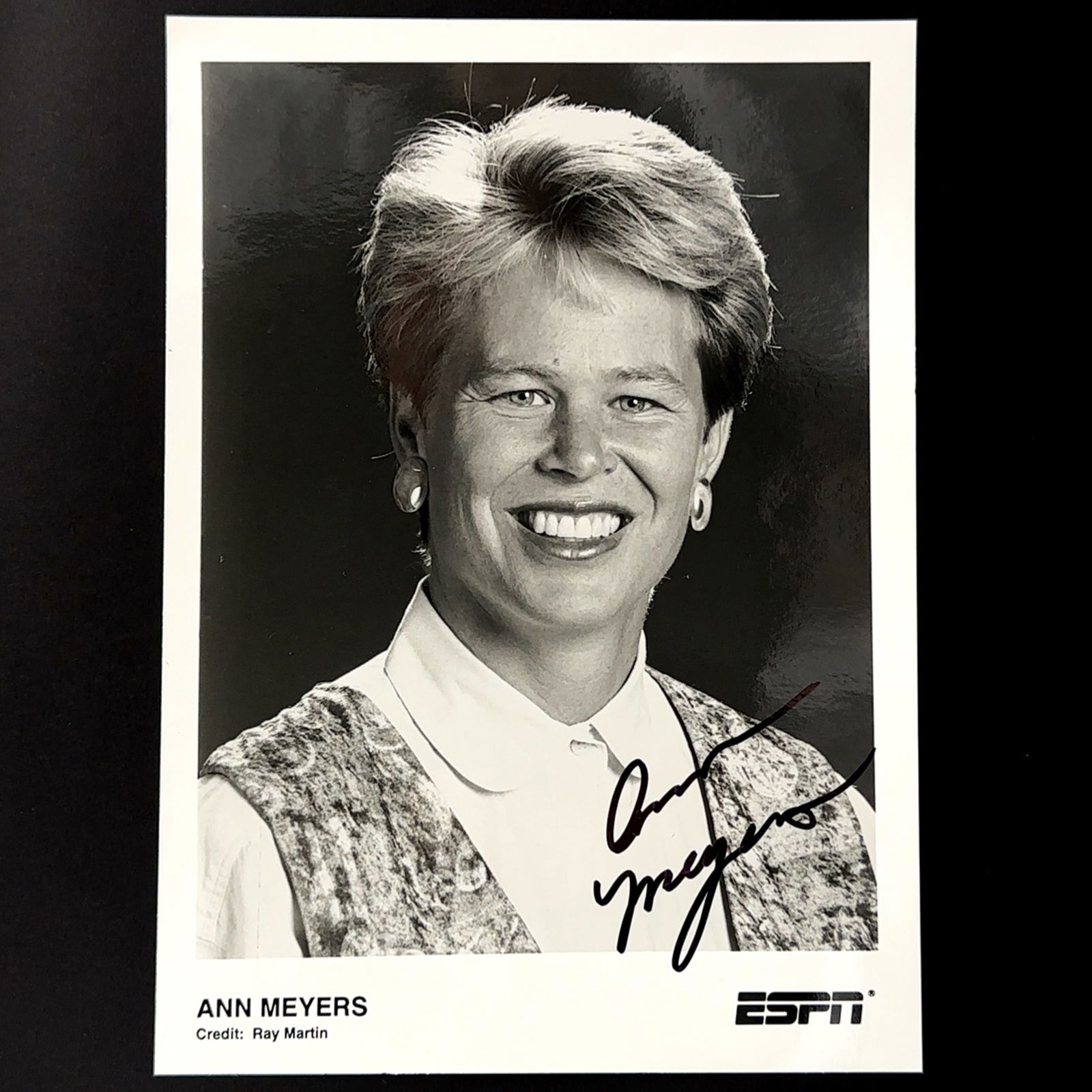 Ann Meyers Autographed Photo (1 of 1)
