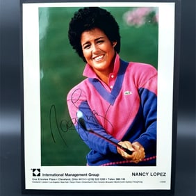 Nancy Lopez Autographed Photo