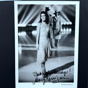 Nancy Kerrigan Autographed Photo, Letter and Olympic Card