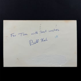Bill Koch Autographed Card