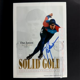 Dan Jansen Autographed Postcard