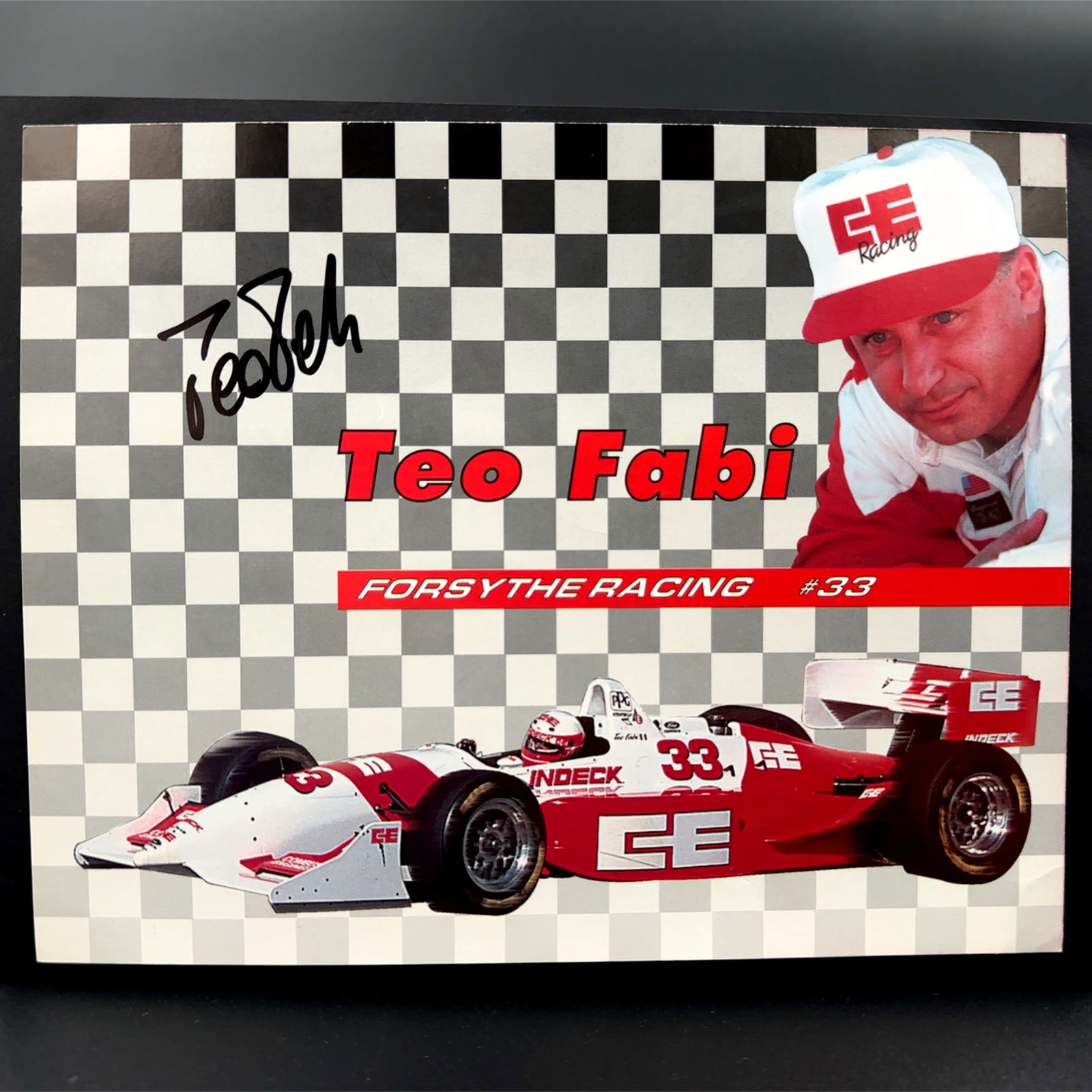 Teo Fabi Autographed Photo (1 of 2)