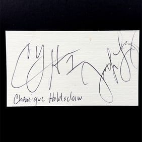 Chamique Holdsclaw Autograph