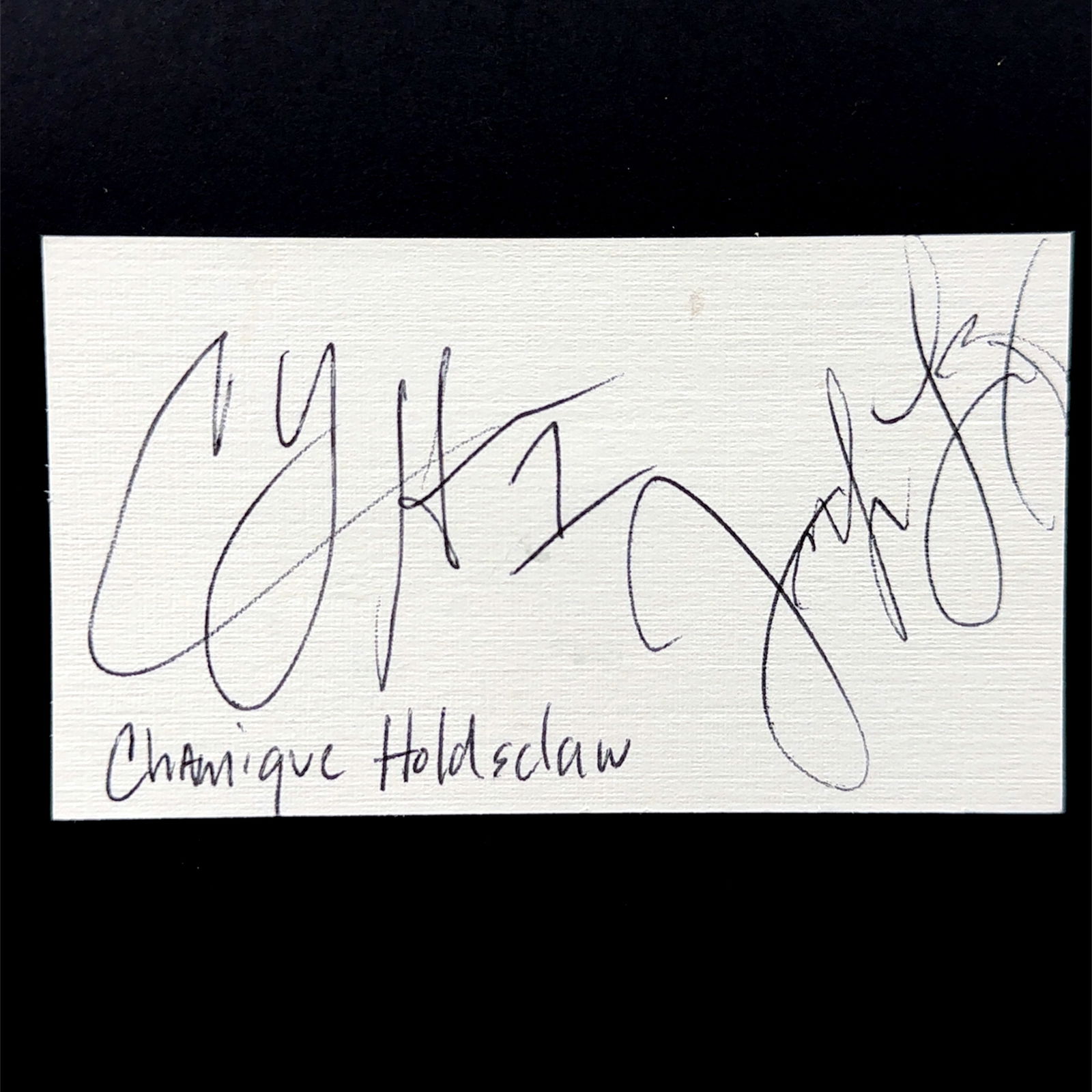 Chamique Holdsclaw Autograph (1 of 1)