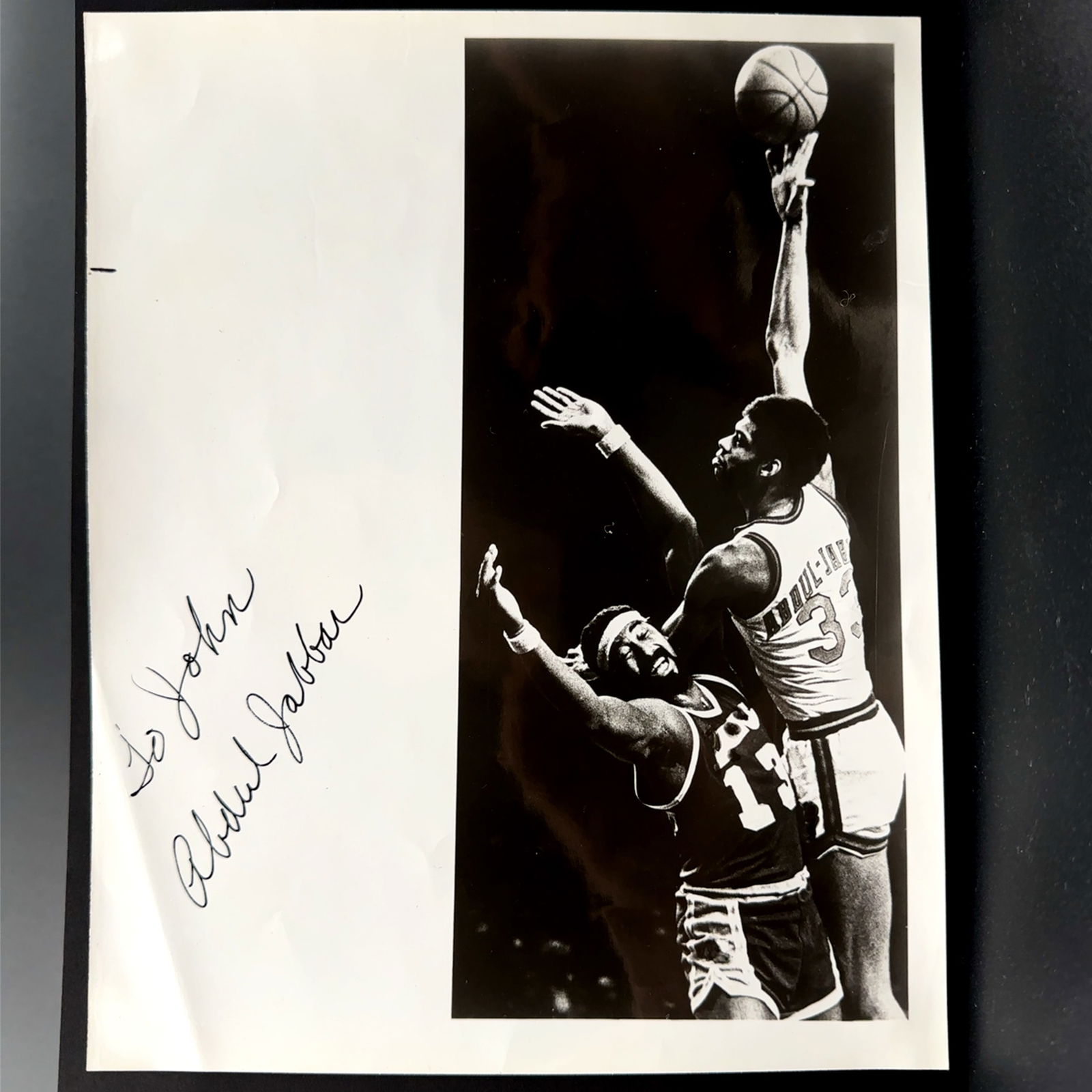 Kareem Abdul Jabbar Autographed Photo (1 of 2)