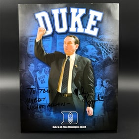Mike Krzyzewski Autographed Photo