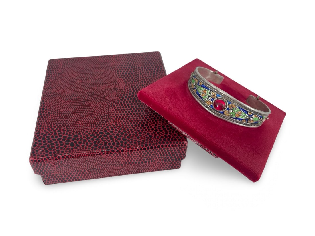 Enameled Silver Bracelet (1 of 20)