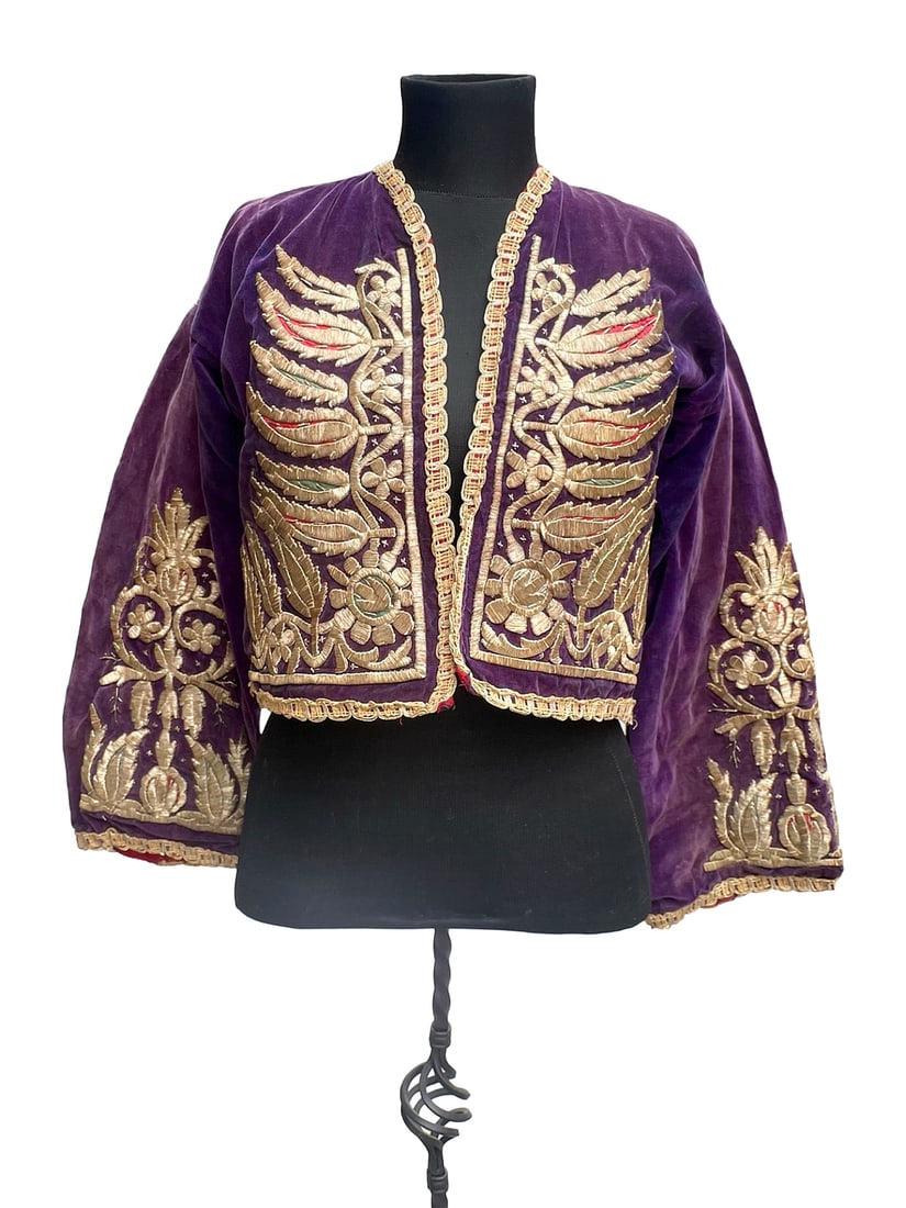 Ottoman Turkish Metal Thread Embriodered Cepken / Jacket (1 of 13)