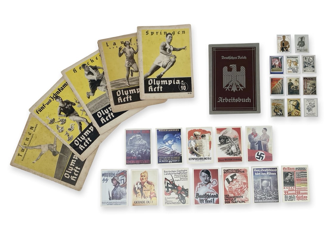 WWII German Third Reich Ephemera Lot: Description: WWII German Third Reich ephemera lot. Condition: in good condition. Inhouse worldwide shipping, including handling: $40. This item will be shipped from outside the US. Feel free to contac